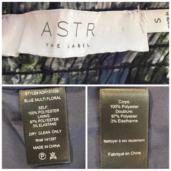 •ASTR• Floral Short Sleeve Asymmetrical Hem Midi Dress - Picture 12 of 13